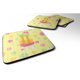 thumbnail image 1 of ""Caroline'S Treasures Ice Pop Popcicle Polkadots Juego de posavasos de espuma de 4 3,5 multicolor"", 1 of 1