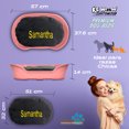 thumbnail image 2 of KE WOOW Cama Chica modelo premium para Perro, Gato, Conejo y otras Mascotas, Cesta de Plástico, Incluye Colchón Doble Cara con funda, lavable y Placa de Identificacion Personalizados, Color Rosa Kewoow Cama Plana con colchón personalizado, Chica, 2 of 10