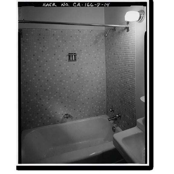 Historic Print, Rush Creek Hydroelectric System, Worker Cottage, Rush Creek, June Lake vicinity, Mono County, CA - 53, 16" x 20"