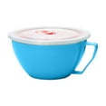 thumbnail image 2 of Kbndieu Stainless Steel Bowl Double Layer with Lid Handle Cup Ramen Bowl Soup Bowl Insulated Fresh Lunch Box on Clearance, 2 of 6