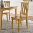 thumbnail image 3 of Better Homes & Gardens Bankston Dining Chair, Natural Pine Finish, 2 Pack, 3 of 14