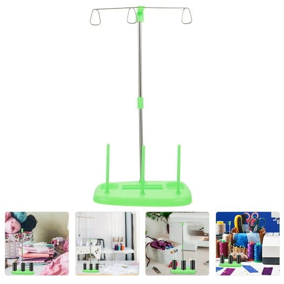 STRANDCHIC Adjustable Sewing Thread Holder Spool Stand Green - and Stable Thread Organizer for Sewing Machines