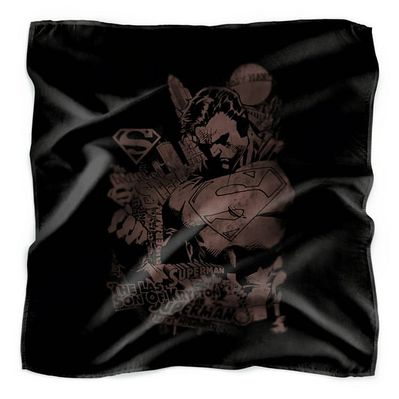 Superman Somber Power Bandana (21 in x 21 in)