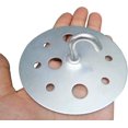 thumbnail image 3 of Gancho de techo con base redonda de metal, accesorio de gancho para lámpara de araña de alta resistencia, 90mm, 2 piezas JM, 3 of 4