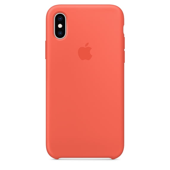 Apple Silicone Case for iPhone XS Nectarine