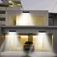 Solar LED Lights, Motion Sensor, Wall Mount, Auto ON/OFF, Waterproof ...