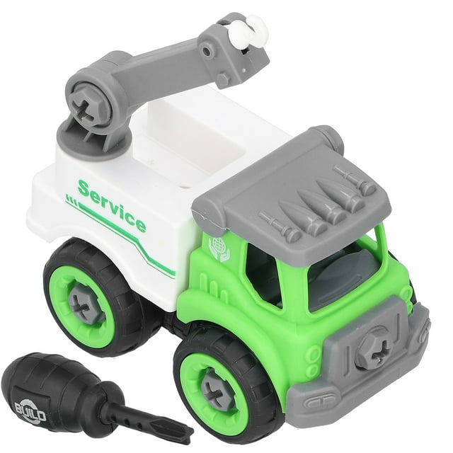 Juguete para desmontar, juguete para desmontar, juguete para coche de construcción DIY, juguete para coche de ingeniería de construcción, rendimiento finamente ajustado