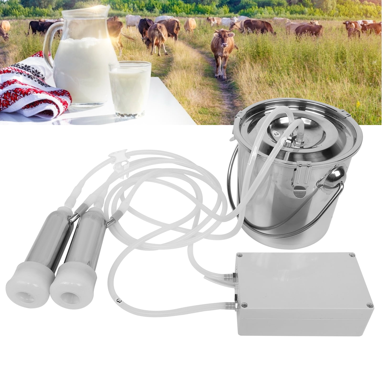 Octpeak Impulse Cow Milking Device, Stainless Steel Milking Machine