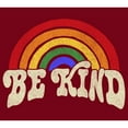 thumbnail image 2 of Junior's Lost Gods Colorful Be Kind Racerback Tank Top Scarlet Small, 2 of 4
