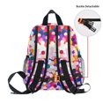 thumbnail image 5 of FORMRS School Backpack with Front Zippered Pocket 12" Student Travel Daypack, Purple Colorful Circles, 5 of 6