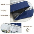 thumbnail image 6 of 3'x5' Rug for Living Room Bedroom, Navy Blue Christmas Washable Area Rugs Non-Slip Carpet Mats, Poinsettia Xmas Ball Berry Winter Indoor Low Pile Area Rug Runner for Kitchen, Mudroom, 6 of 8