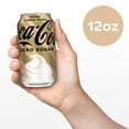 thumbnail image 3 of Coca-Cola Zero Sugar Holiday Creamy Vanilla Soda – 12 Pack, 12 fl oz Cans, 3 of 5