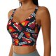 thumbnail image 2 of Fotbe Fire Rescue With Red Helmet And Truck Sujetador Deportivo Largo sin Aros para Mujer con Almohadillas y Soporte Medio, Transpirable y Absorbente, Camiseta Tipo Chaleco o Tank Top-Large, 2 of 8