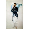 thumbnail image 2 of Edvard Munch 10x14 Gold Ornate Wood Frame and Double Matted Museum Art Print Titled - Portrait of Ernest Thiel (Study) (1907), 2 of 4