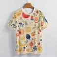 thumbnail image 3 of Various Fruits Women's T-Shirt Short Sleeve T Shirts Tops Tee Ladies Loose T, 3 of 6
