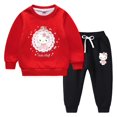 thumbnail image 3 of Ropa para niños de Hello Kitty, conjunto con capucha con estampado bonito, deportes informales de invierno para niñas, manga larga, además de ropa cálida de terciopelo para niños, 3 of 5