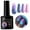 G, variant on Mood Color Changing Gel Nail Polish - Shimmer Glitter Mood Nail Polish, Thermal Color Change Gel, Soak off Glitter Gel Polish, Ombre Nail Art Kit, Christmas Valentine Birthday Gift Makeup Organizers