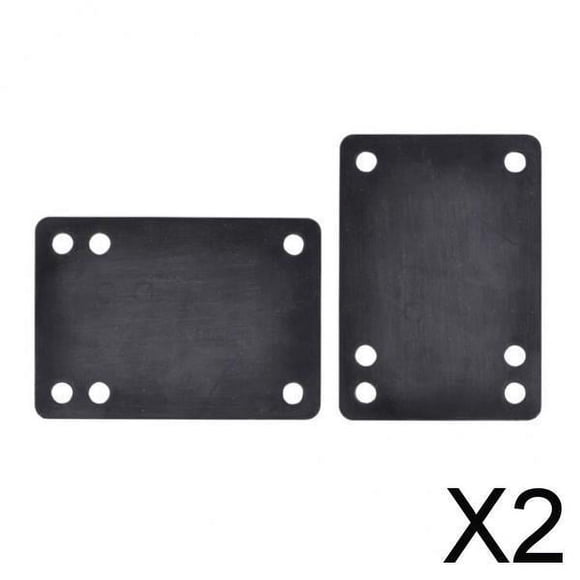 Almohadillas elevadoras Colamx para monopatín color negro 2 piezas