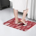thumbnail image 4 of Red Christmas Village Pattern Flannel Non Slip Door Rugs,Washable Door Mats Indoor,Decorative Door Mats,Dirt-Resistant and Absorbent Doormat for Entrance,Bedroom,Kitchen,Bathroom,31.5x17in(80x43cm), 4 of 4