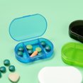 thumbnail image 1 of YAOMOBB Pill Dispenser Transparent Portable Carry on Light Blocking Box for Household Supplies Organization, 1 of 6
