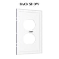 thumbnail image 4 of Kll Nautical Themed Simple Anchors Wall Plate,Gloss Finish,Standard Size 1 - 5" X 3", Polycarbonate Thermoplastic,Electric Receptacle Plug Covers, 4 of 8
