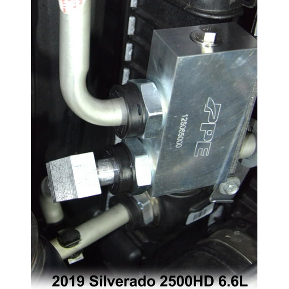 PPE Diesel 125065000 Oil Bypass Block For L5P Trans Cooler