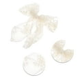 thumbnail image 3 of Unique Bargains 1 Pc Fashion Bow Ribbon Hair Clips Beige, 3 of 5