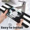 thumbnail image 6 of Sikiie Watercolor Skull Splash Guard for Sink Faucet-1 PC Super Absorbent Fast Drying Mat Sink Gadgets-Splash Guard for Kitchen, Sink Mat, 6 of 7