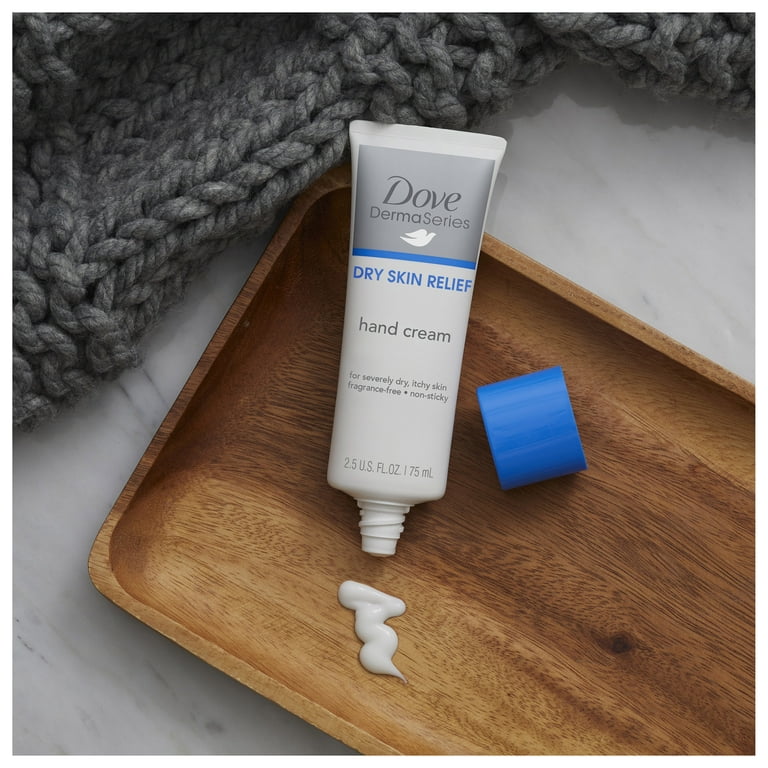 Dove Fragrance-Free Hand Cream for Dry Skin 2.5 oz 