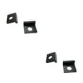 thumbnail image 2 of Transemion Alloy Chain Adjuster Tensioner Block Bike Dirt Motorcycle for Black 12mm 2Set, 2 of 6