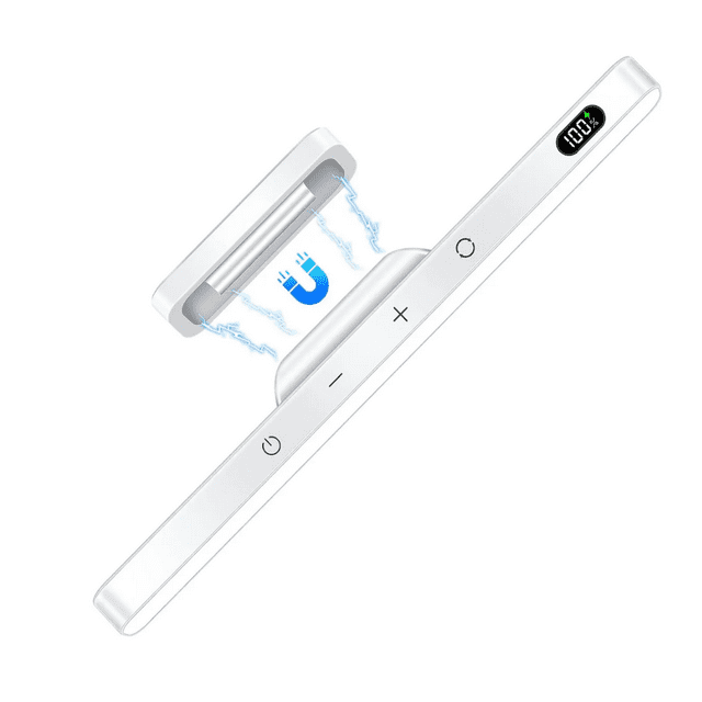 Luz De Espejo Pared Magnética Regulables De 5 W 3 Tonos Base Malubero, Negra