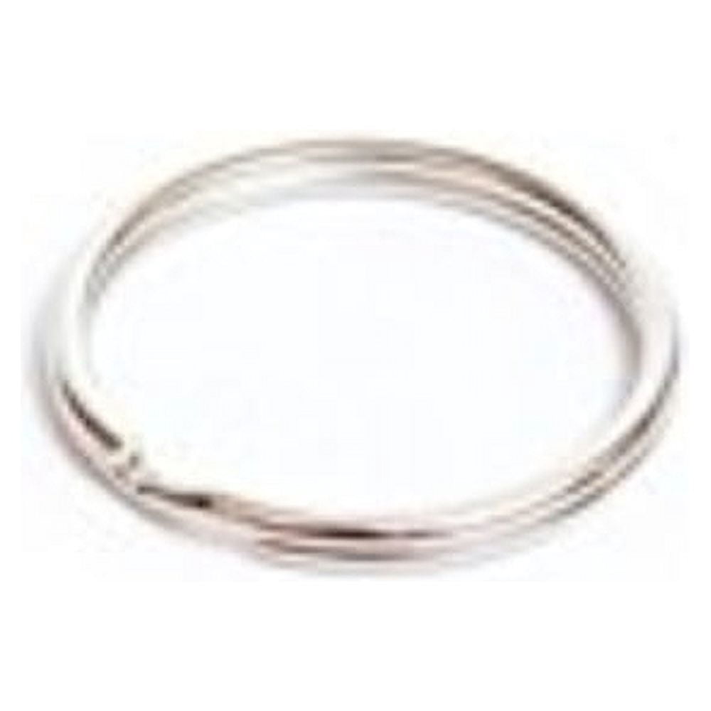 KB105 Split Key Ring, 1 in, Tempered Steel
