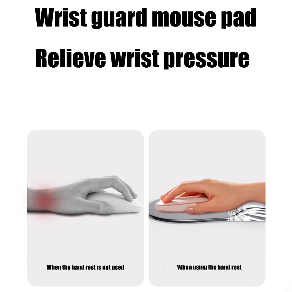 Office Mouse Pad With Wrist Support Ergonomic Gaming Desktop Mouse Pad Wrist Rest For PC Laptop Computer Support