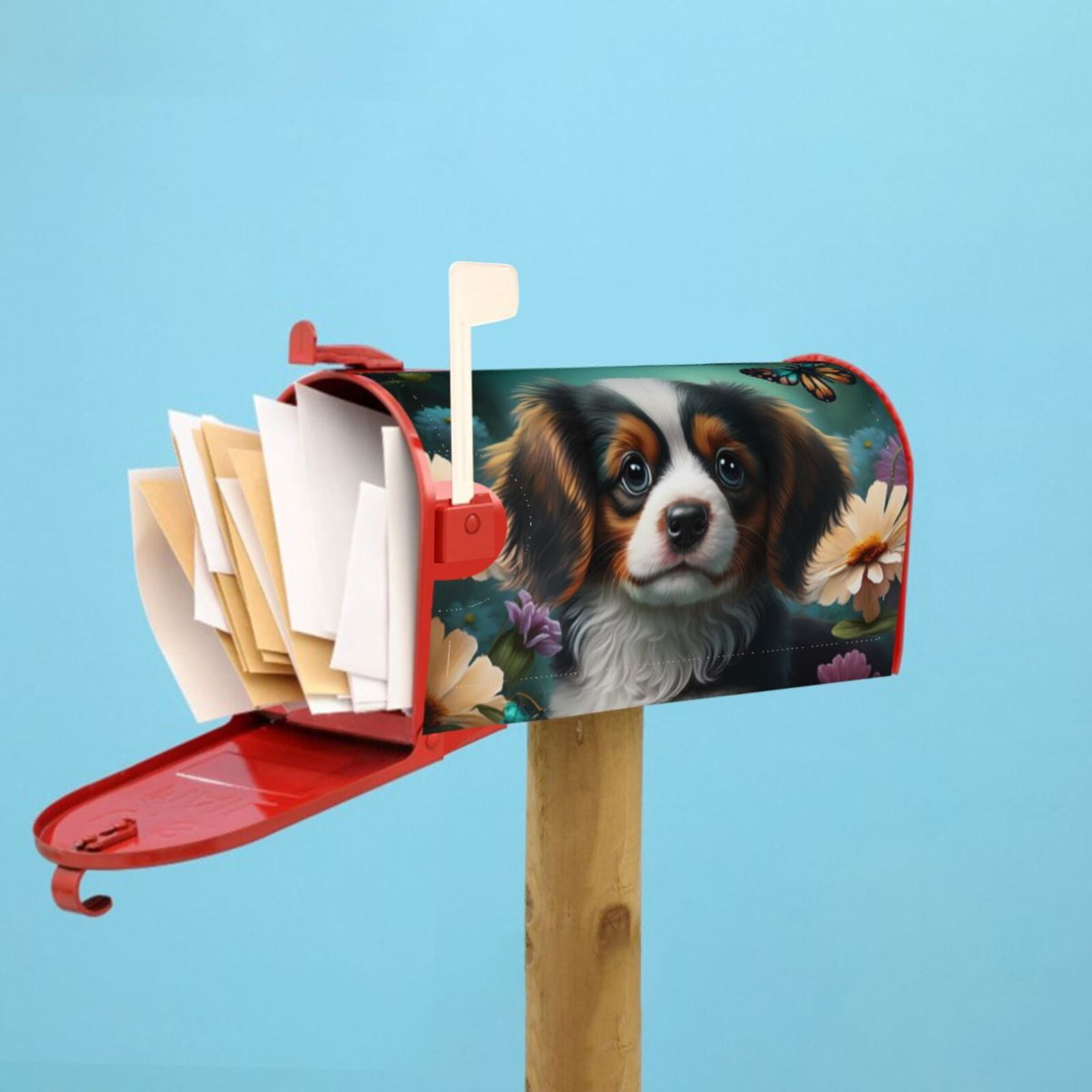Kdxio Magnetic Mailbox Cover 21x18 in Mailbox Cover Outdoor Decoration Holiday Mailbox Covers for Home Garden Yard-21x18 in