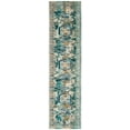 thumbnail image 2 of SAFAVIEH Baldwin Haywood Oriental Runner Rug, Ivory/Teal, 2'2" x 6', 2 of 6