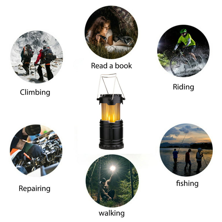 Mordoum Camping Lantern Battery Powered LED Camping Light Dimmable  Water-Resistant Lantern, COB High Brightness for Survival Hiking Fishing  Hurricane