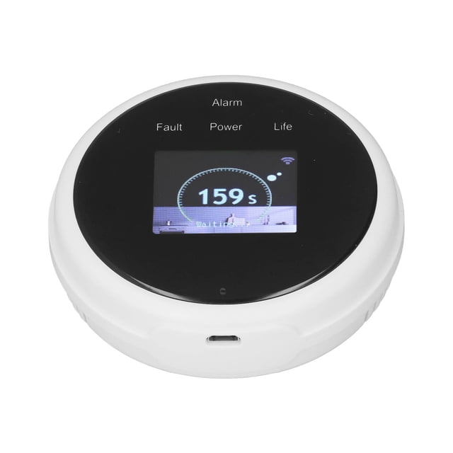 Sensor de gas natural WiFi Sensor de fugas de detector de alarma de gas GLP inteligente alimentado por USB para gas combustible