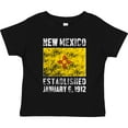 thumbnail image 3 of Inktastic Established January 6, 1912 New Mexico Flag Boys or Girls Toddler T-Shirt, 3 of 5