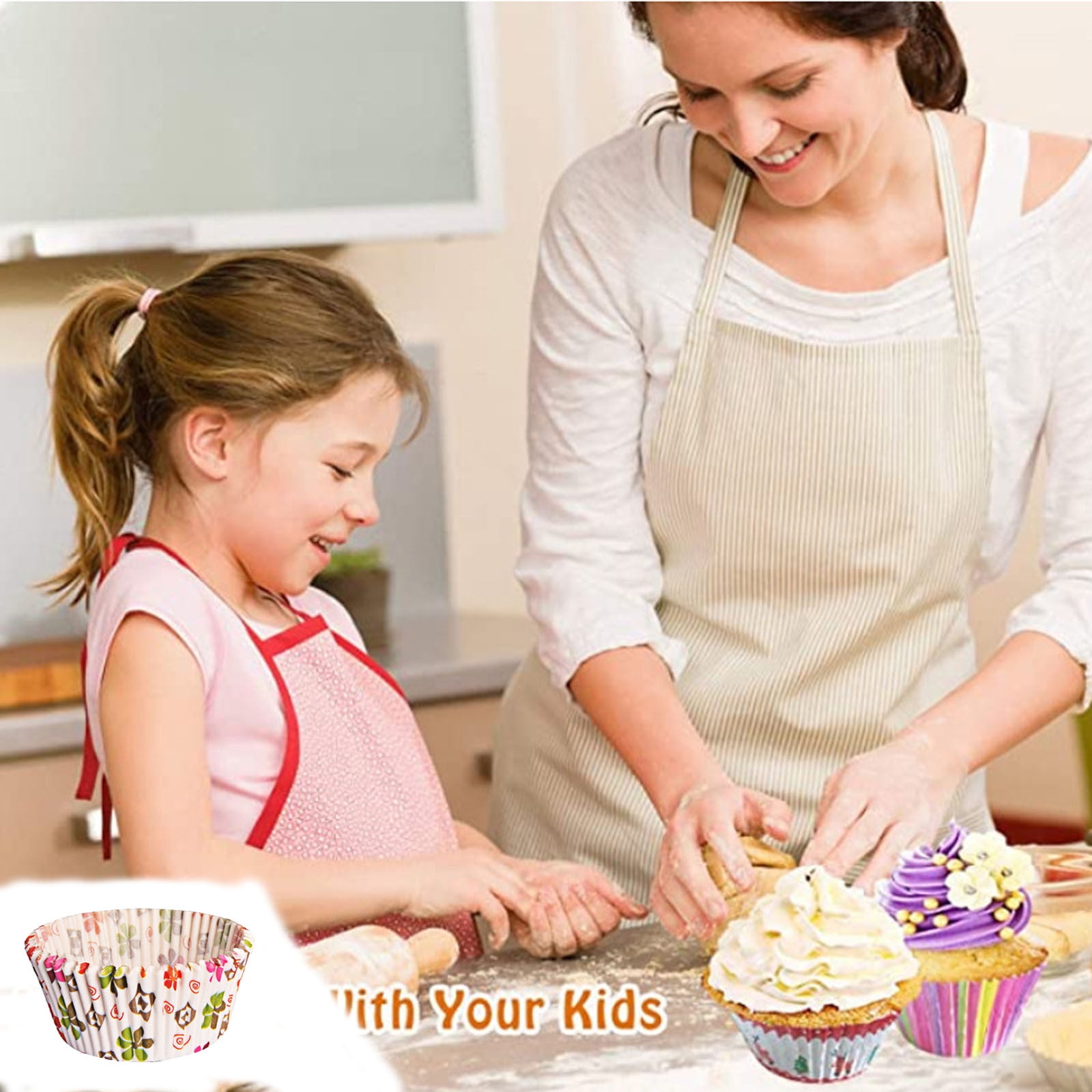 Lot 150 Moules à Muffins Halloween – 6 Motifs Fun Dessins Animés – Parfaits Pour Cupcakes & Décorations Festives