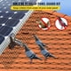 thumbnail image 2 of VEVOR Panel solar de alambre para pájaros, kit de rollo de protección para criaturas de 6 pulgadas x 98 pies, protector de panel solar con 100 piezas, 2 of 9