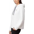 thumbnail image 3 of Fila Womens Josephine Sherpa Crop Hoodie (White, Small), 3 of 3