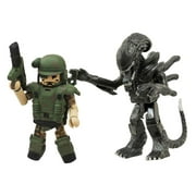 Aliens Minimates Series 2 Pvt. Crowe & Attacking Warrior Alien 2-Pack