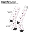 thumbnail image 5 of Haiem Cute Poodle Dog Socks, Funny Novelty Crazy Design Cotton Socks Sports Socks Knee High Socks For Men, Women,1Pairs - Gift For Working Friends, 5 of 9