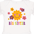 thumbnail image 4 of Inktastic Sunny Big Sister Girls Long Sleeve Baby Bodysuit, 4 of 5