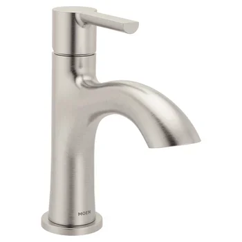 Moen Idris One Handle Bathroom Faucet Brush Nickle
