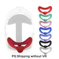 thumbnail image 4 of KRONDO Vr Silicone Face Pad Cover,Anti-Leakage Nose Pad for Meta Quest 3vr Virtual Reality Headset Cover,for Meta Quest 3 Head Cushion Pad,for Meta Quest 3 Vr Headset Eye Mask Cover, 4 of 9