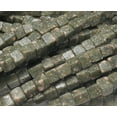 thumbnail image 3 of 4x4mm Dark Green Unakite Cube Beads Genuine Gemstone Natural Jewelry Making, 3 of 5