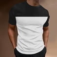 thumbnail image 2 of Sngxgn Mens Casual Slim Fit Short Sleeve T-Shirts Soft Lightweight Crew-Neck(White,XXXL), 2 of 4