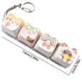 thumbnail image 3 of 4-Key Cat Themed Keyboard Clicker Fidget,Cute Stress Relief Toy,Portable Keyboard Keychain for Daily Anxiety Relief, 3 of 7