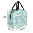 thumbnail image 3 of Lsque Butterflies Pattern Lunch Bag Women/Men Insulated Lunch Box,Small Leakproof Cooler Food Lunch Containers Reusable High Capacity Lunch Tote Bags, 3 of 6